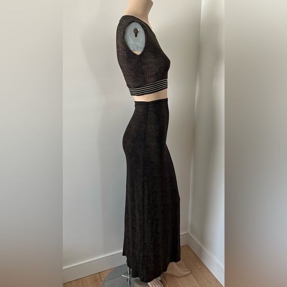 Vintage 90s bodycon top and maxi skirt - Picture 3 of 5